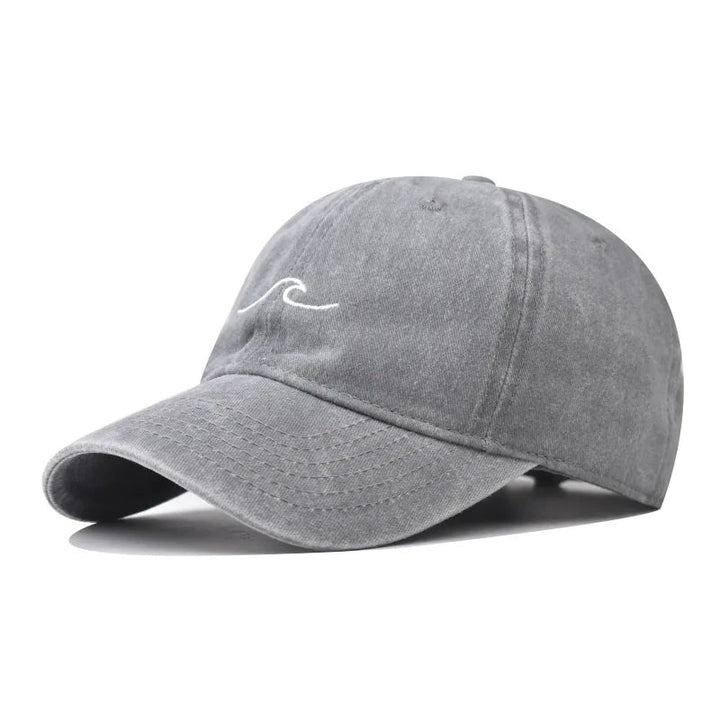 Erkan - Gorra con Bordado de Ondas
