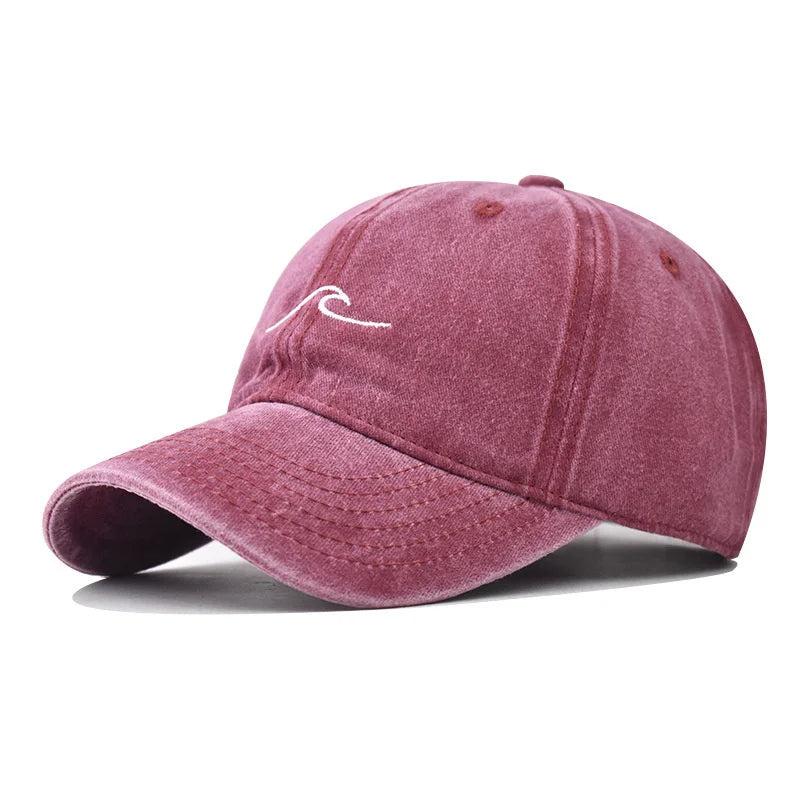 Erkan - Gorra con Bordado de Ondas