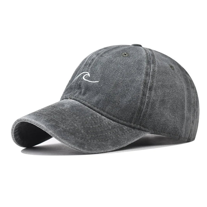Erkan - Gorra con Bordado de Ondas