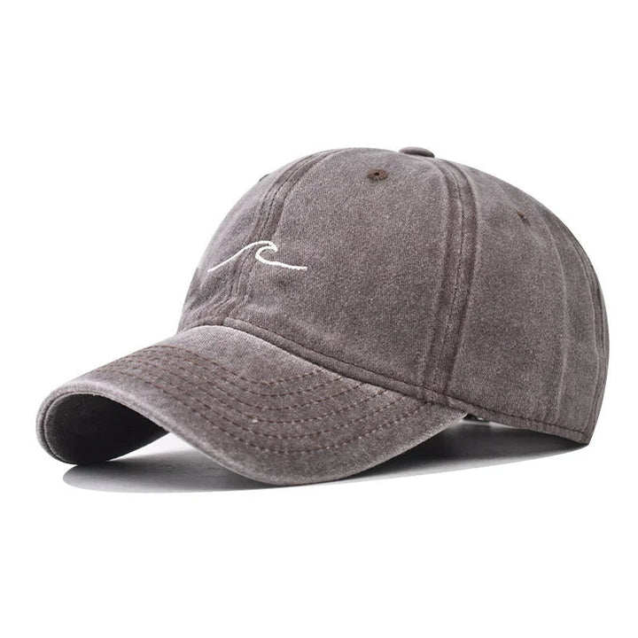 Erkan - Gorra con Bordado de Ondas