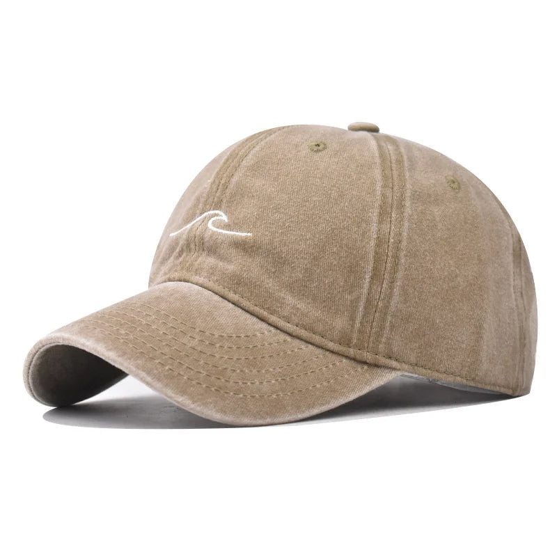 Erkan - Gorra con Bordado de Ondas