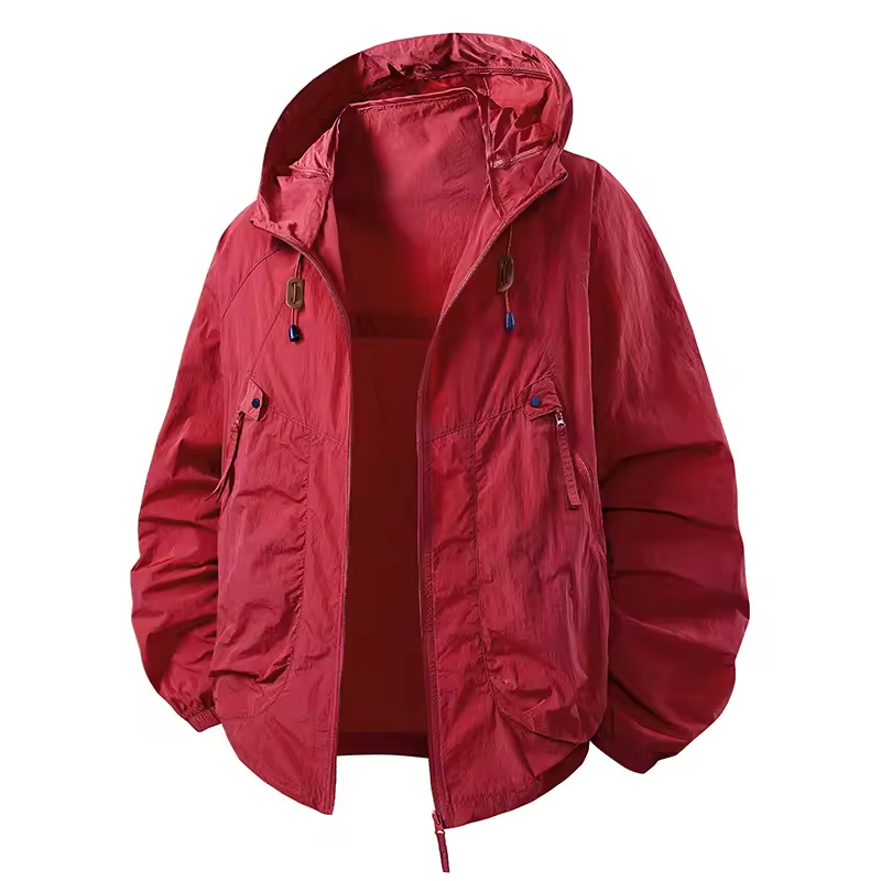 Vrenda - Chaqueta Con Capucha y Mangas Largas Con Bolsillo