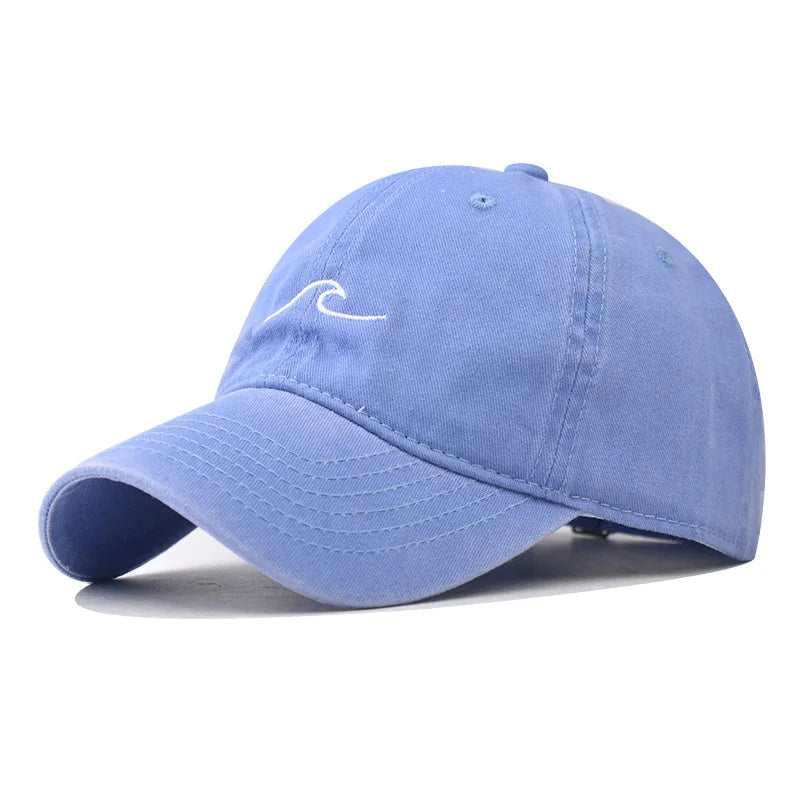 Erkan - Gorra con Bordado de Ondas