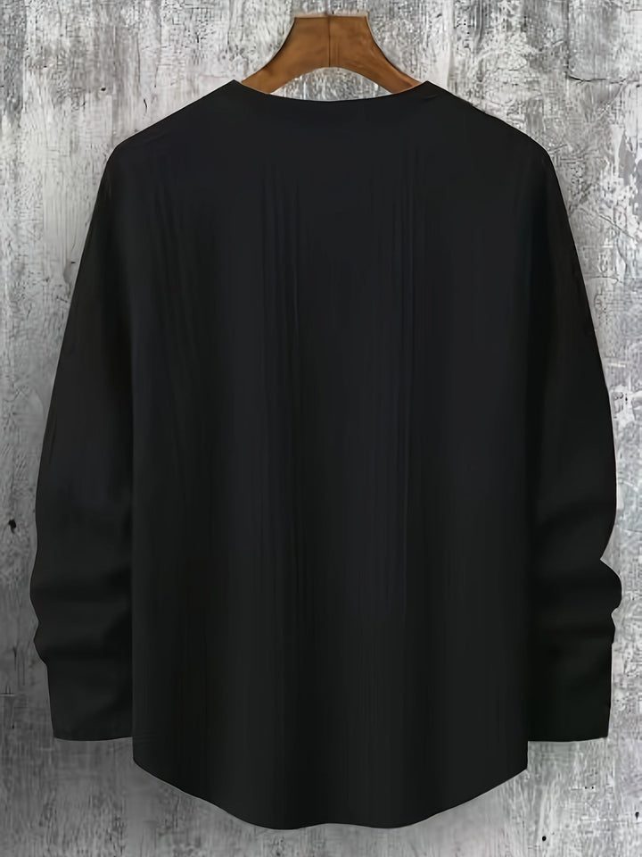 Lyman - Sudadera Con Capucha y Manga Larga Con Estampado Geométrico