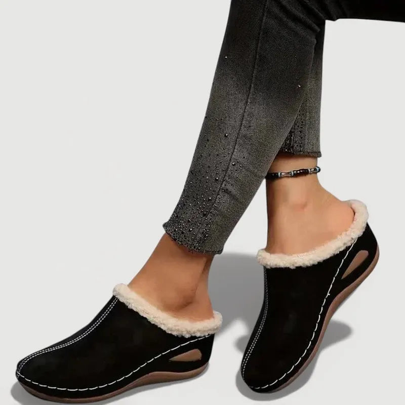Achly - Zapatillas de Plataforma de Denim Afelpado