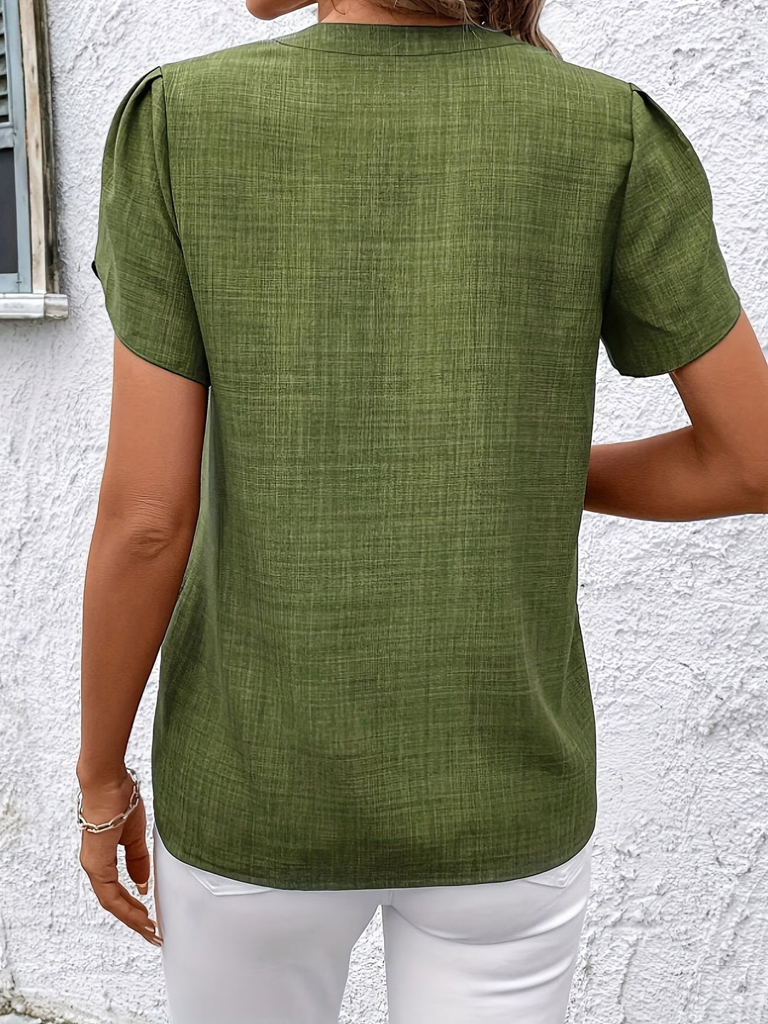 Kacey - Camiseta De Manga Corta Con Cuello en V