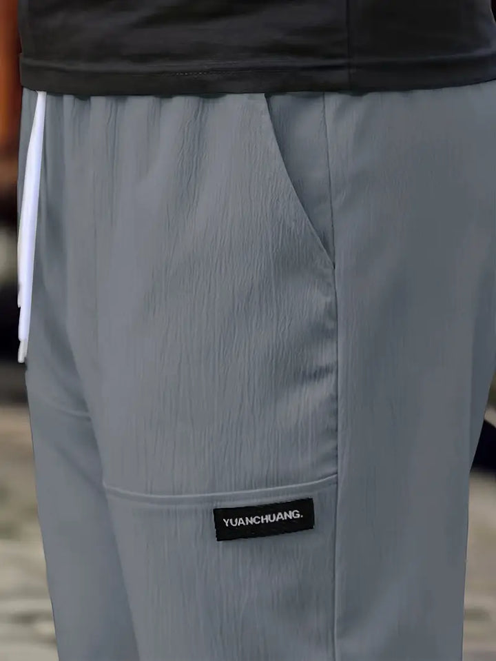 Travys - Pantalones Deportivos Informales Con Bolsillos