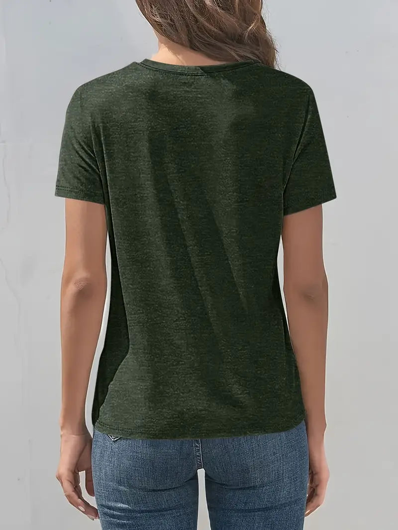 Vitaliya - Camiseta Casuales De Manga Corta