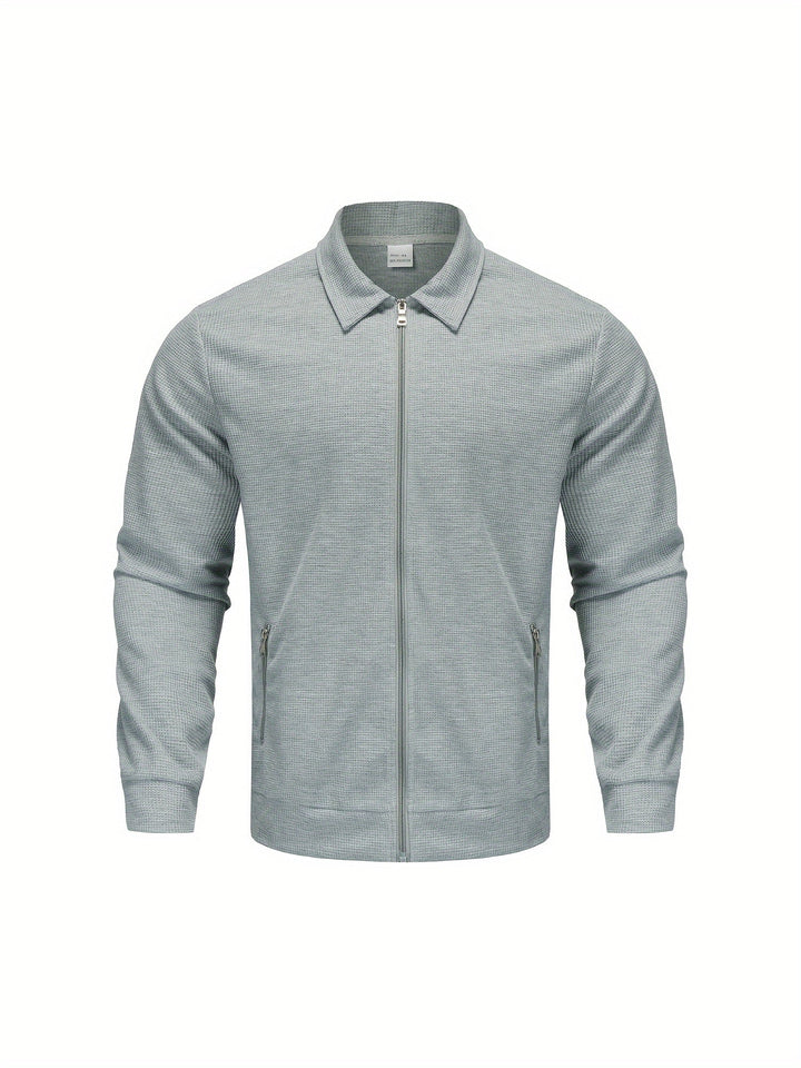 Marvin - Chaqueta Informal De Poliéster Con Cremallera