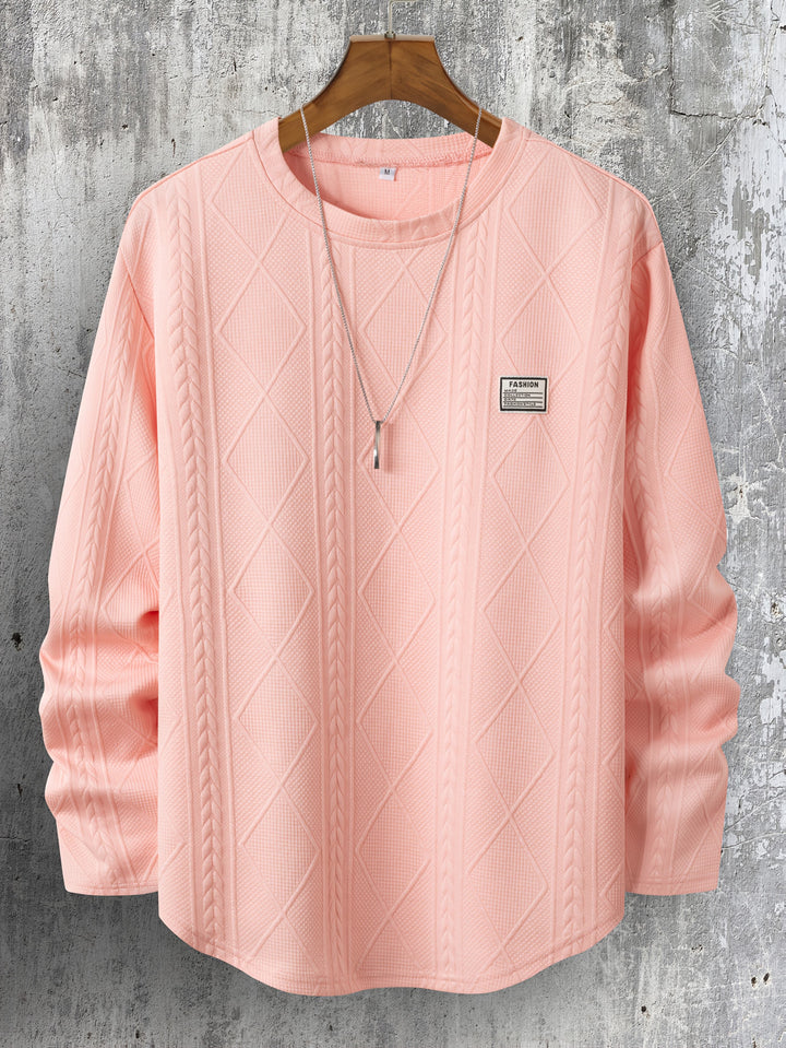 Lyman - Sudadera Con Capucha y Manga Larga Con Estampado Geométrico