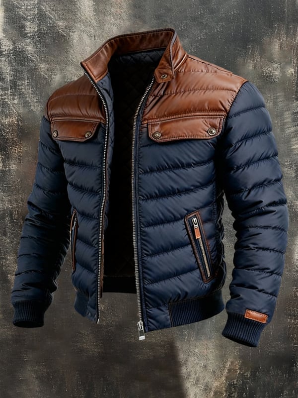 Patrice - Chaqueta De Exterior Con Bloques De Colores Cálidos