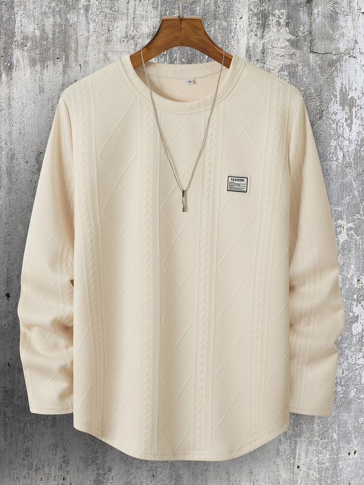 Lyman - Sudadera Con Capucha y Manga Larga Con Estampado Geométrico