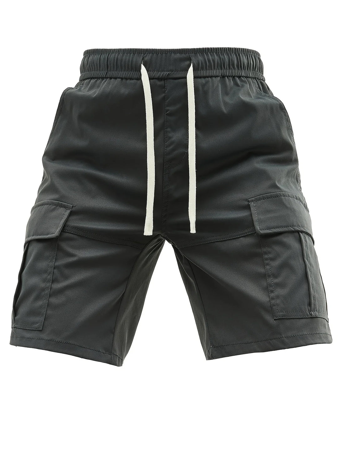 Lewand - Pantalones Cortos Cargo Elegantes y Holgados Con Bolsillo Lateral