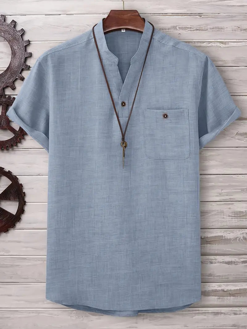Kieth - Camisa De Manga Corta Con Bolsillo Delantero