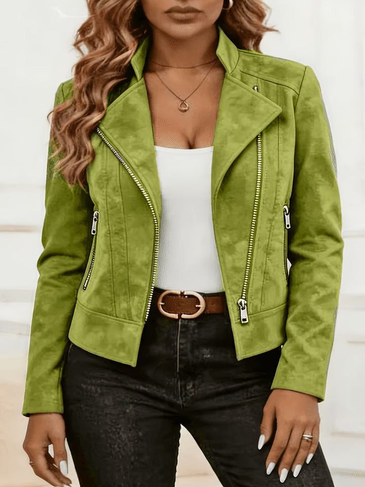 Amina - Chaqueta De Manga Larga Con Cremallera