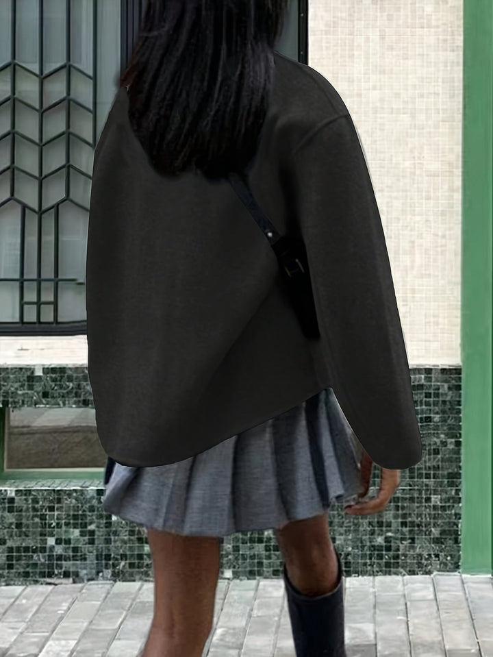 Deanne - Elegante Abrigo Beige De Doble Botonadura