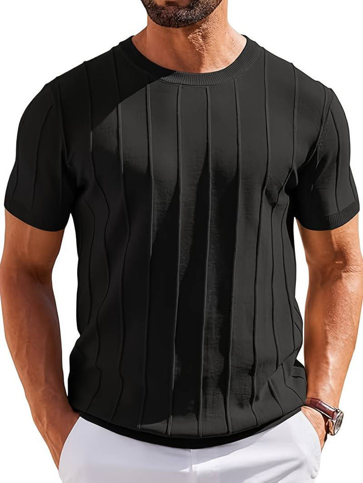 Sang - Camiseta De Punto De Verano Con Cuello Redondo
