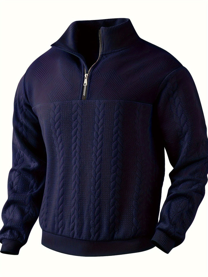 Caleb – Jersey Vintage Con Cremallera