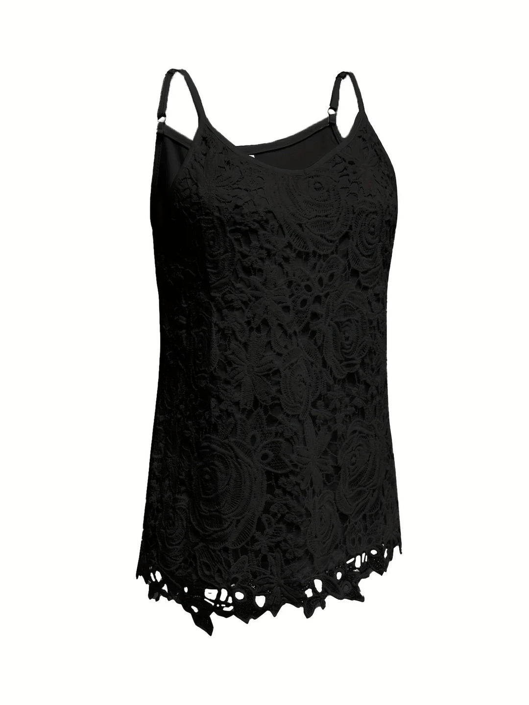 Juna - Elegante Sin Mangas Enlace Top Con Cuello En V