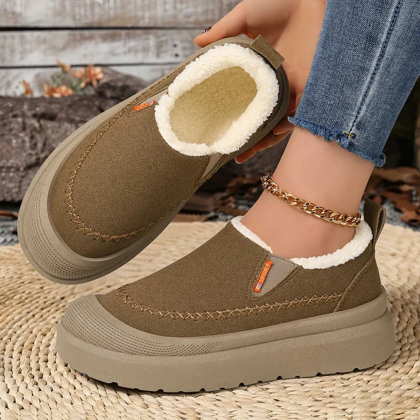Adelya - Zapatos Elegantes Con Forro De Piel Sintética