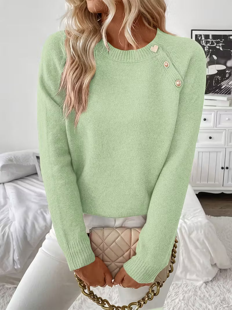 Hilarina - Jersey De Manga Larga De Punto