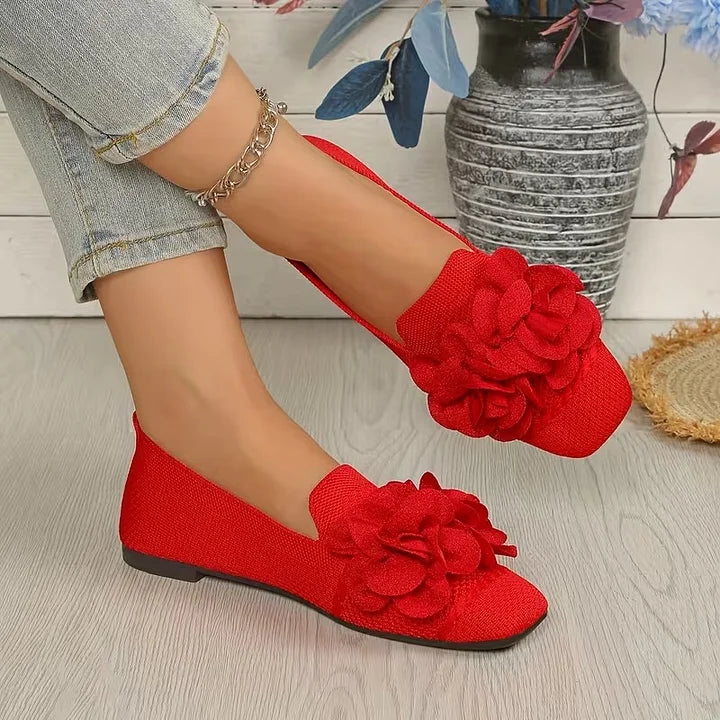 Catriona - Zapatos Planos Mary Jane Con Estampado Floral