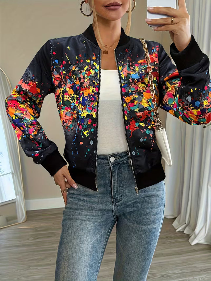 Riena - Chaqueta Con Estampado Tie-dye De Colores Vivos
