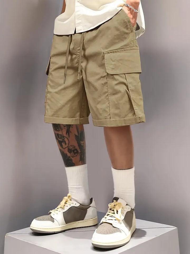 Detlev - Pantalones Cortos Elegantes Y Holgados