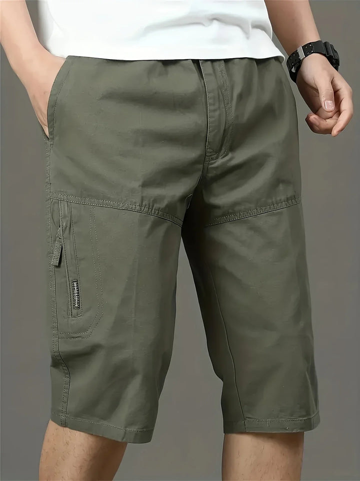 Stepan - Pantalones Cortos Carga Transpirables y Con Múltiples Bolsillos