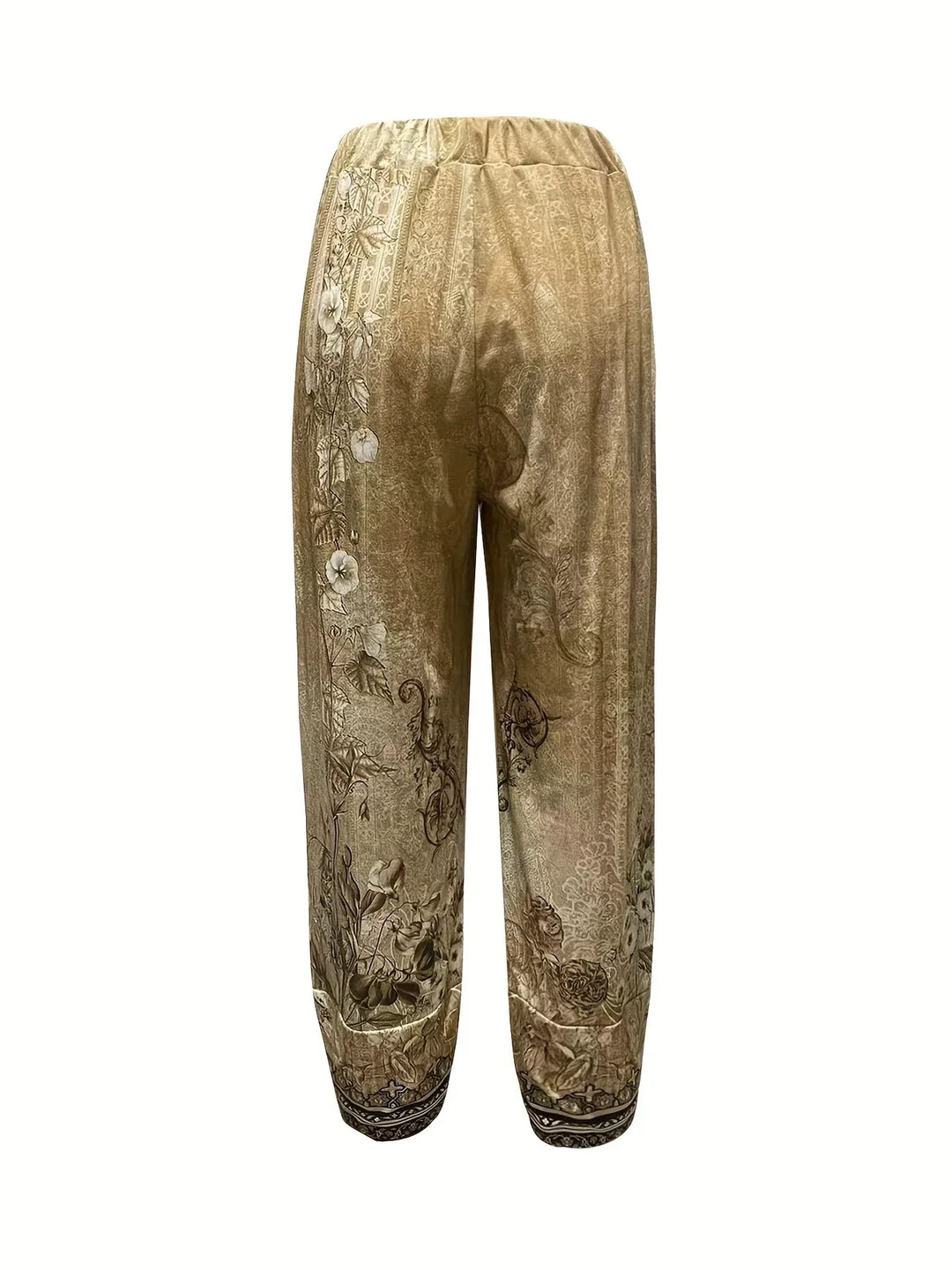 Kayden - Pantalón Capri Vintage De Flores