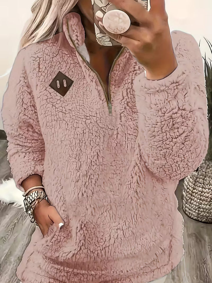 Humera - Elegante Chaqueta Con Cremallera y Manga Larga
