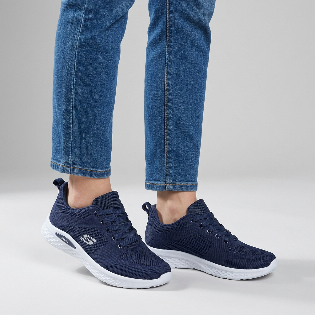 Alixia - Zapatilla Cómoda Con Cordones