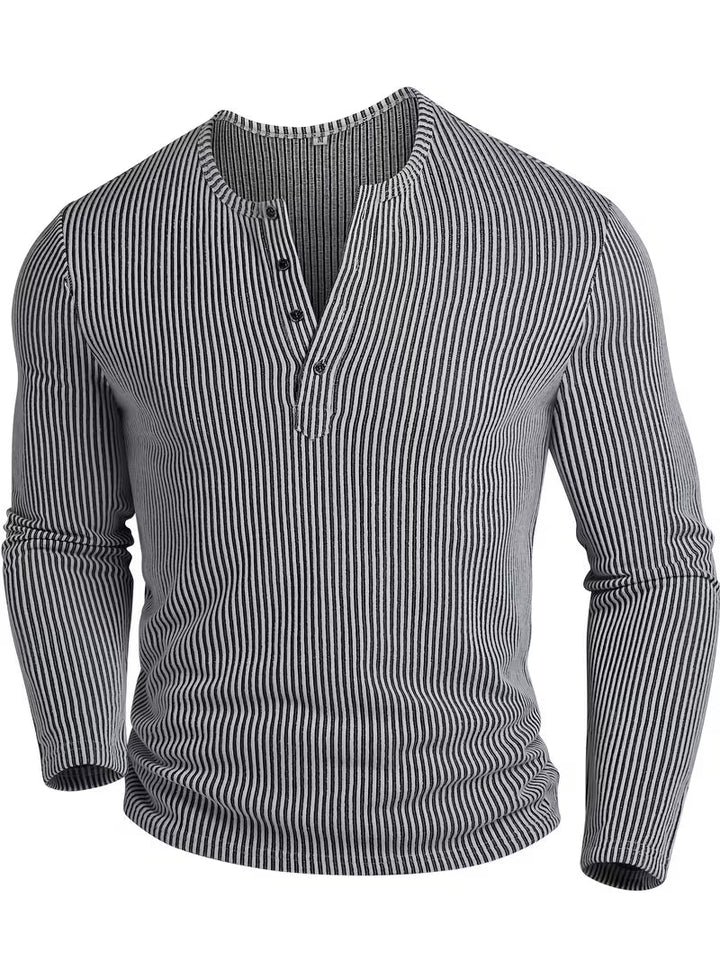 Afonso - Camisa Henley De Invierno Resistente