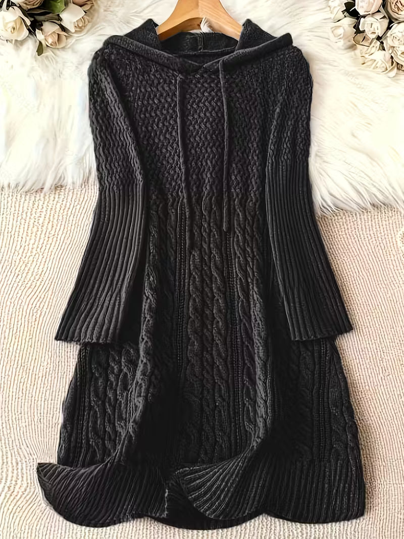 Jakynta - Vestido Informal Con Capucha