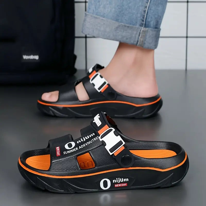 Stelios - Sandalias Informales De Verano Para Exterior