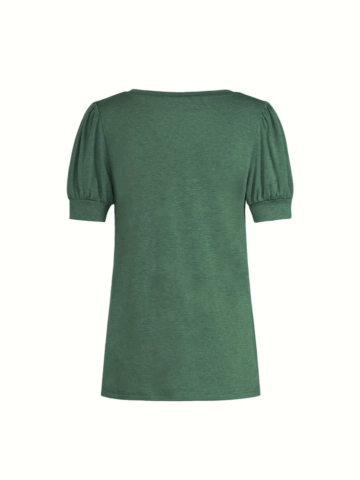 Kizzy - Camiseta Transpirable Con Mangas Tipo Pétalo