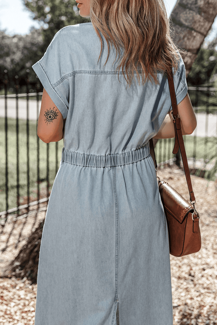Brygida - Elegante Vestido Vaquero