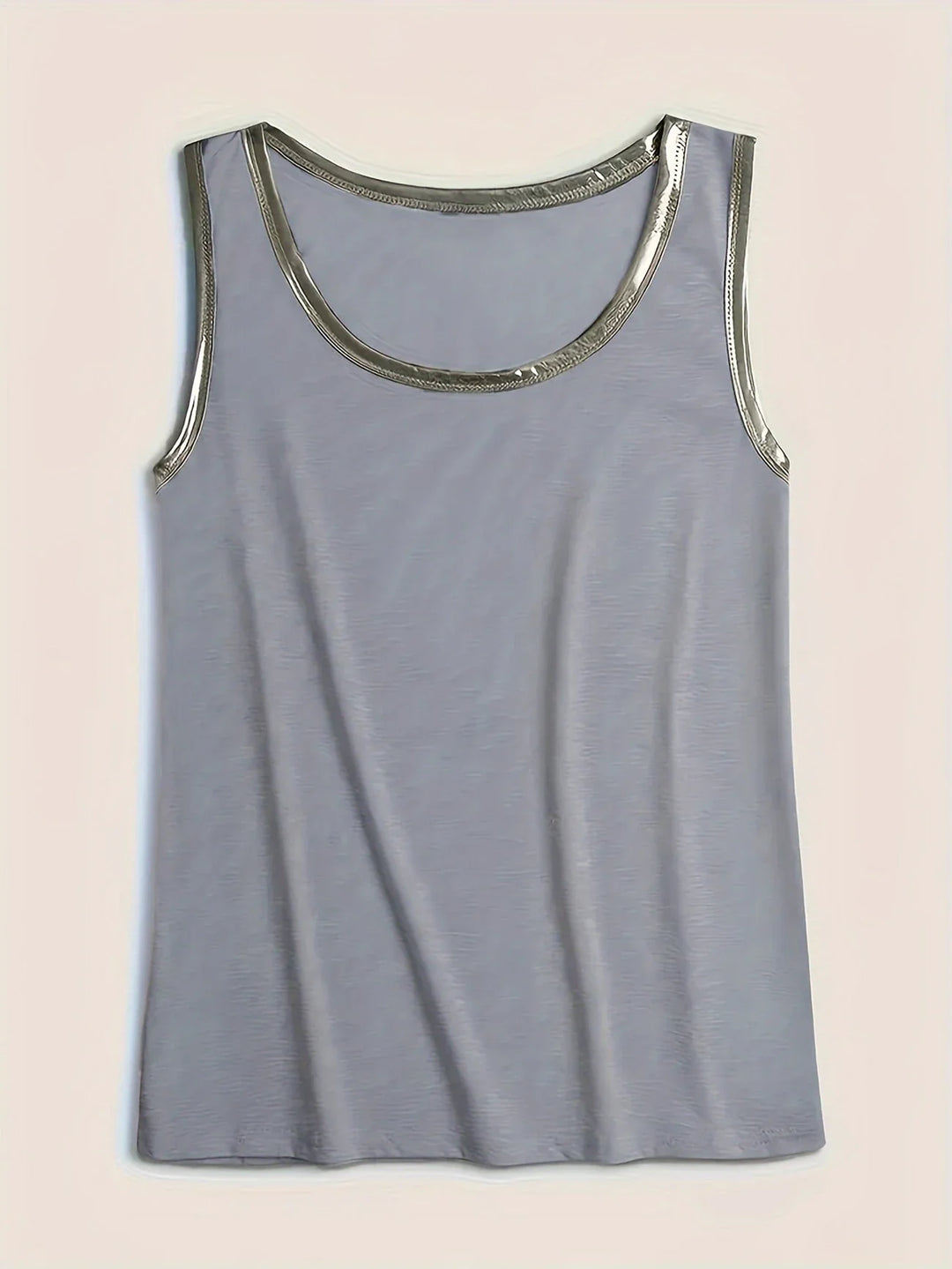 Ayuso - Sin Mangas Camiseta Sin Mangas Con Cuello Redondo