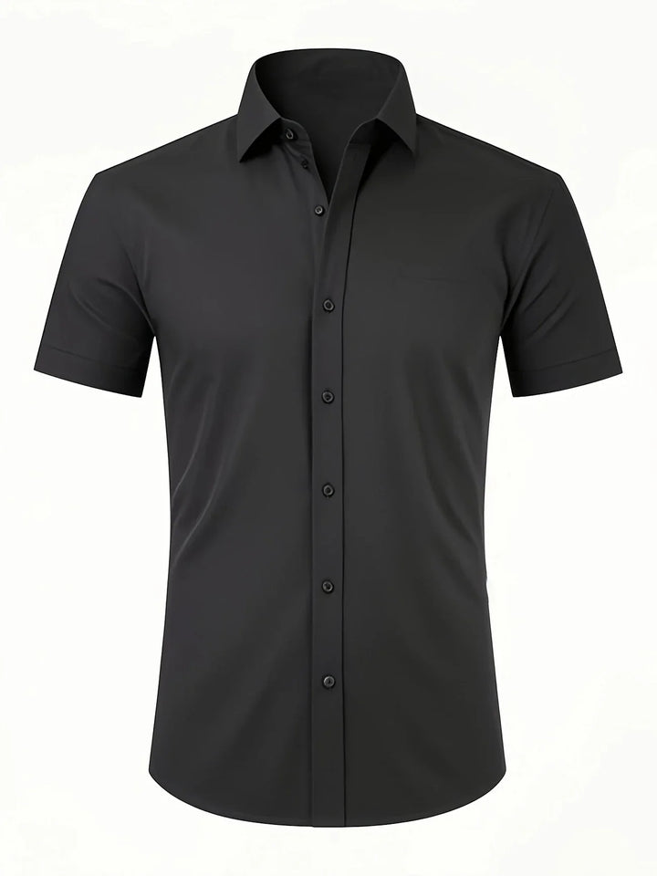 Ezra - Elegante Camisa Entallada Con Botones