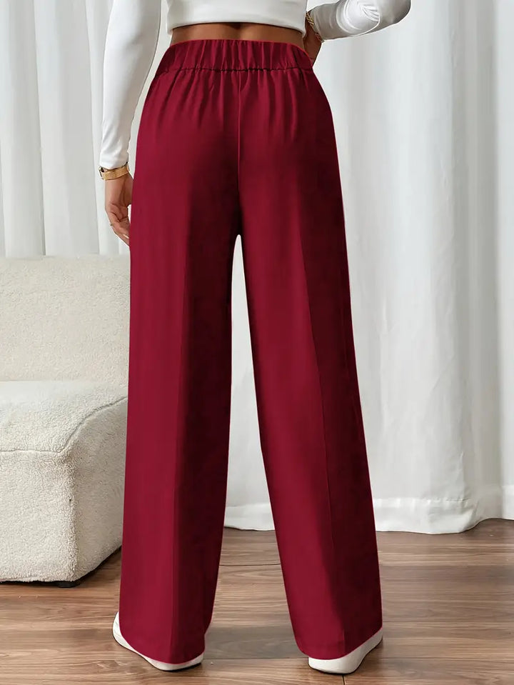 Orvella - Cómodos Pantalones Anchos Con Bolsillos