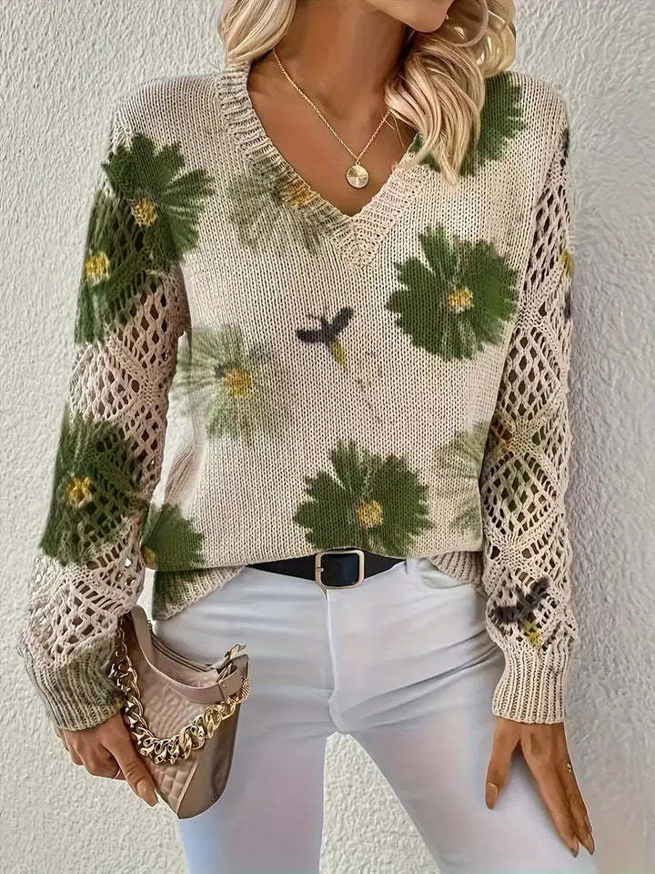 Tatyana - Elegante Cárdigan Con Cuello En V