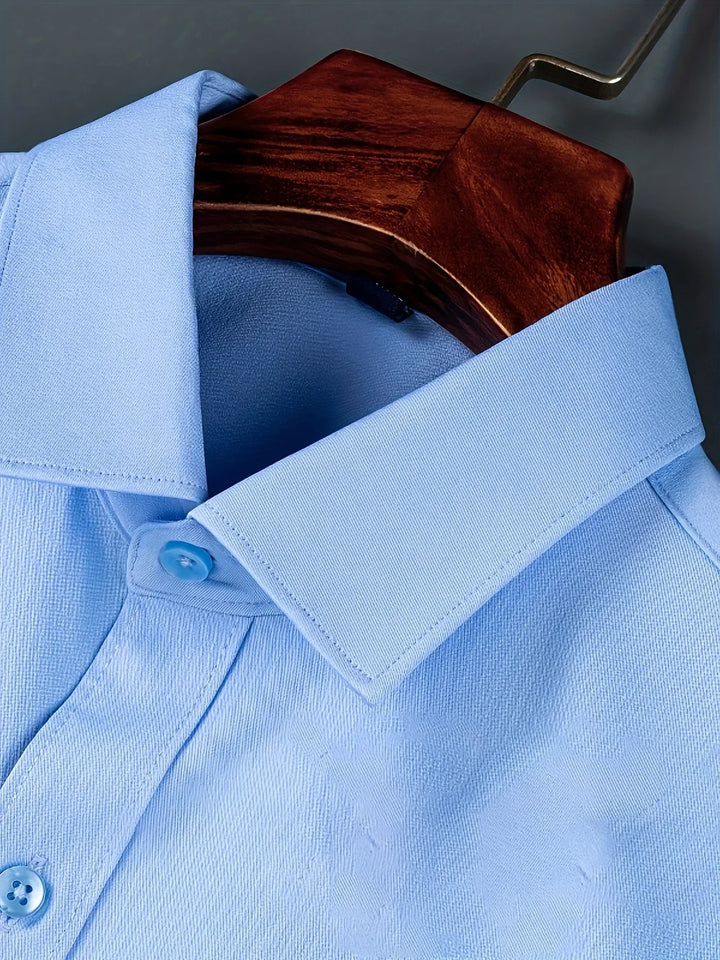 Ezra - Elegante Camisa Entallada Con Botones