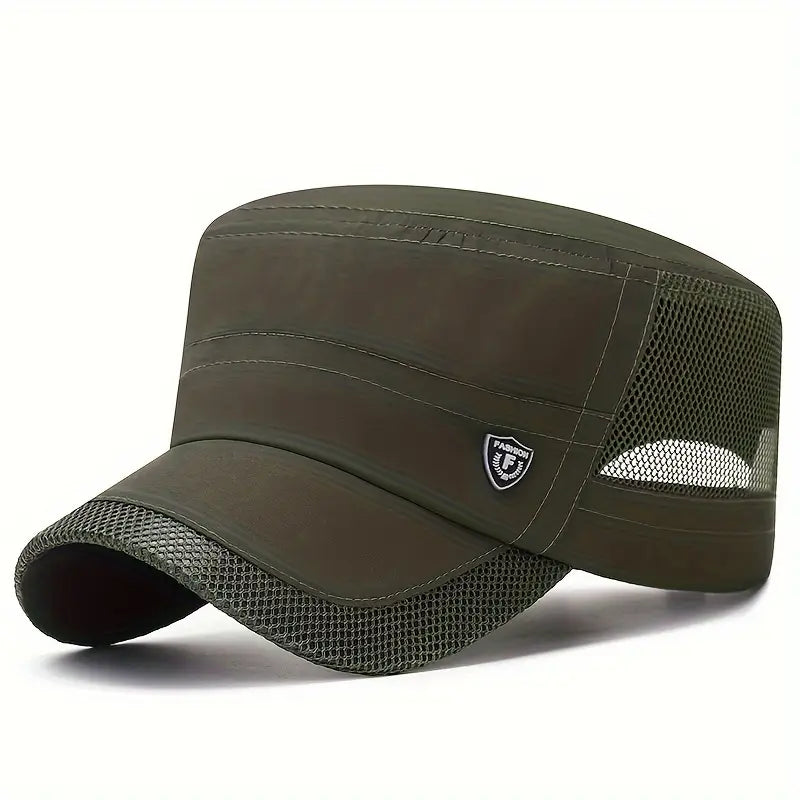 Miron - Gorra Plana De Malla Transpirable y Secado Rápido