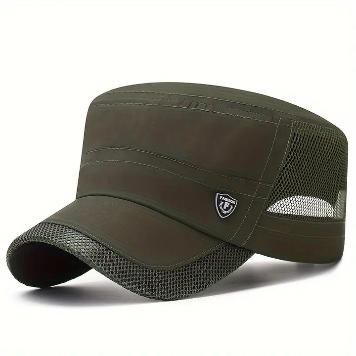 Miron - Gorra Plana De Malla Transpirable y Secado Rápido