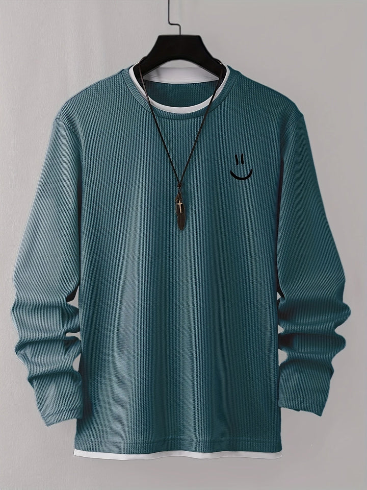 Desmond - Camisa De Manga Larga Con Estampado Facial