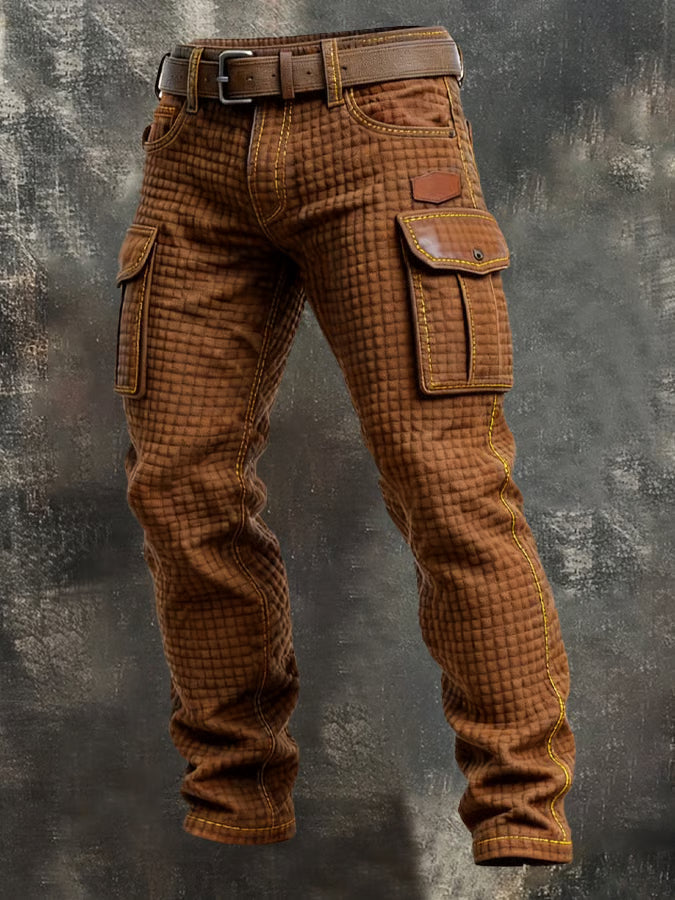 Wiliamson - Pantalones De Trabajo Multifuncionales Retro Con Bolsillos