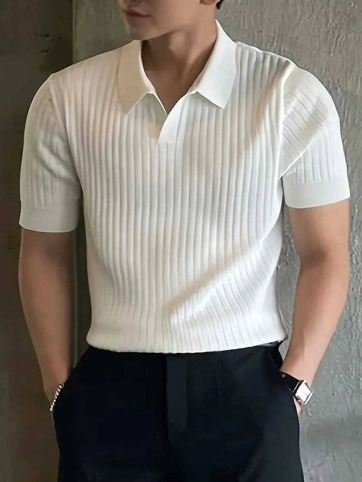 Avgustin - Polo Informal De Manga Corta