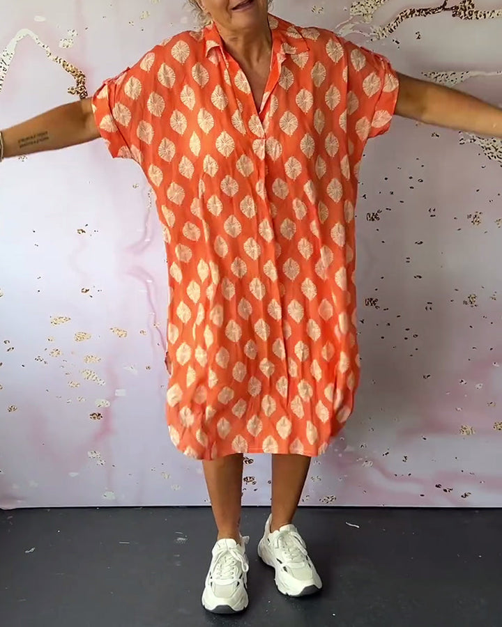 Dini - Vestido Elegante Con Cuello En V