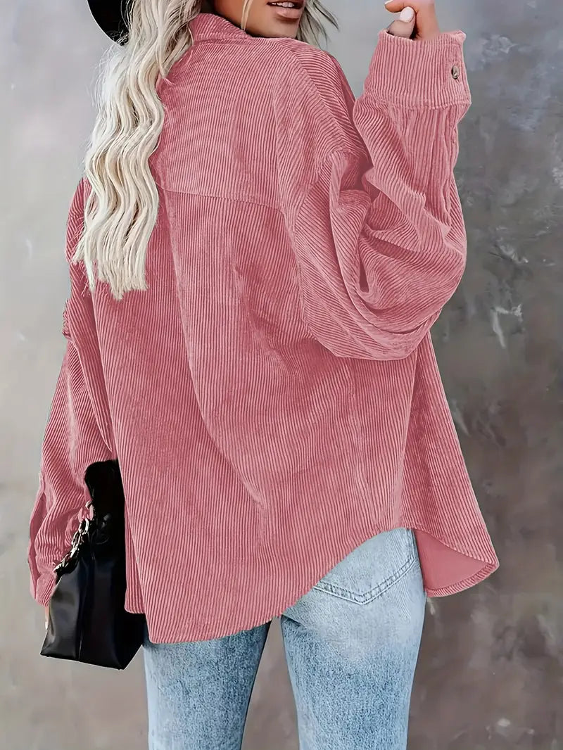 Irmela - Manga Larga Botón Camisa