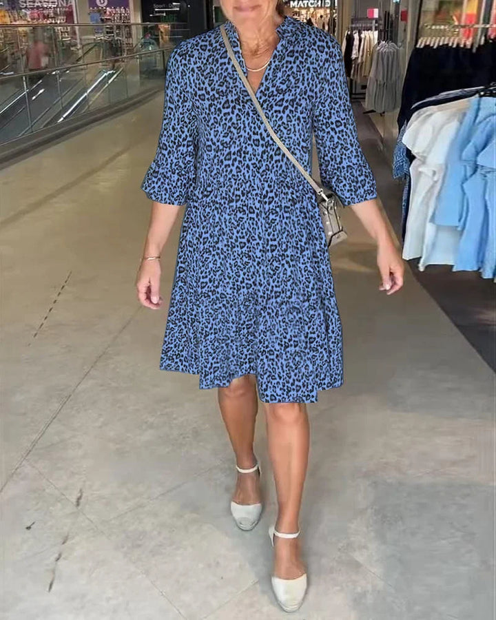 Siobhan - Vestido Con Estampado De Deopardo